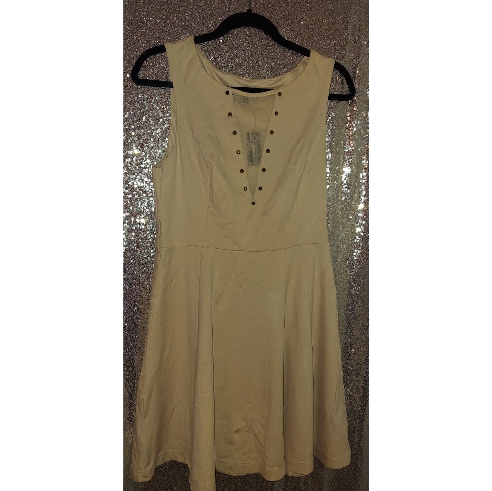 Womens Beige Dress